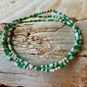 Philadelphia Eagles Big Game Stack! 
Set of 3 miyuki delicas seed bead bracelets